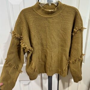 Michael kors Cozy Knit Sweater in Olive Green